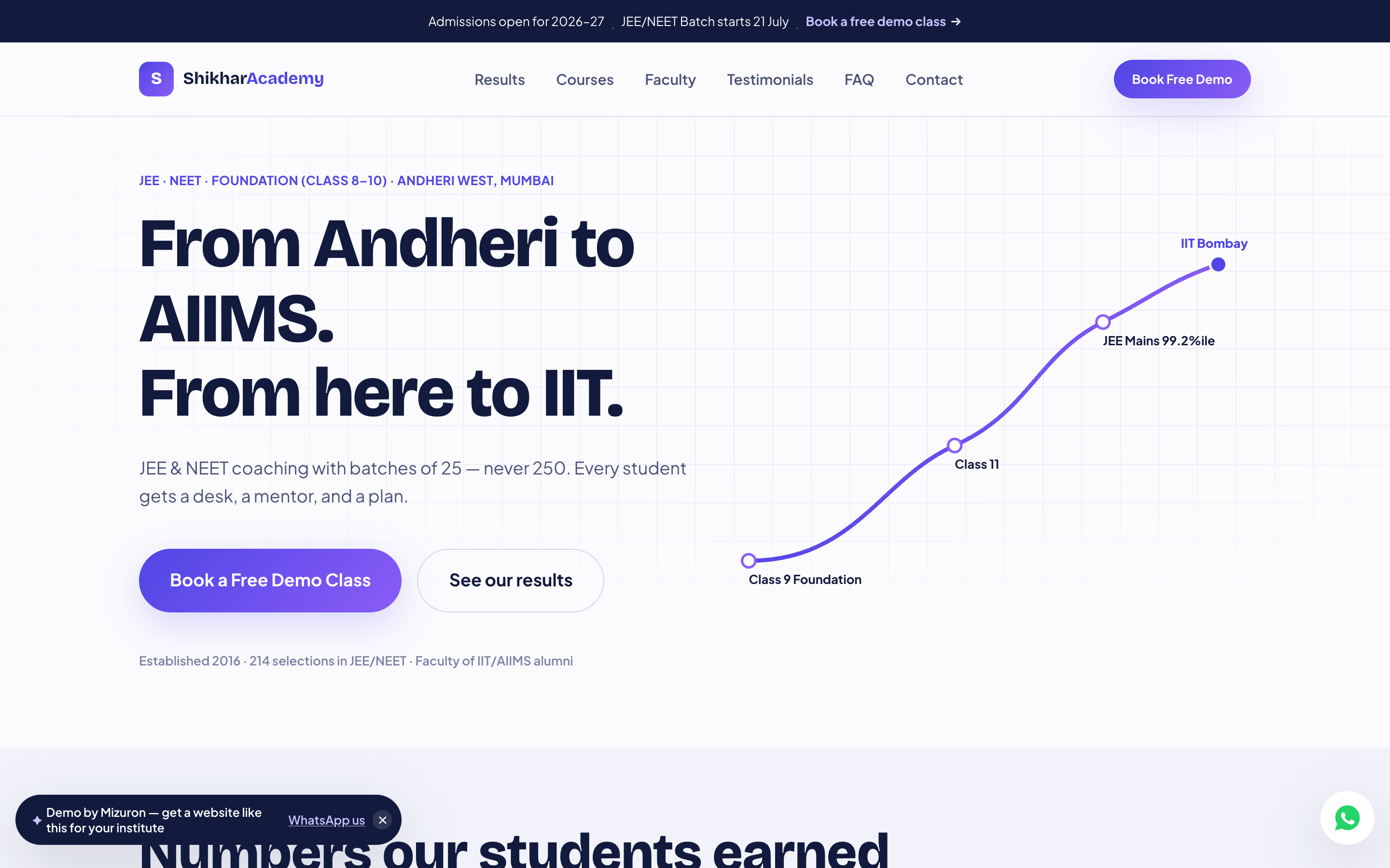 Coaching practice concept website by Mizuron